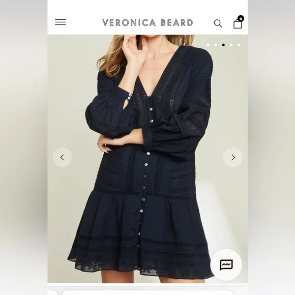 Veronica Beard eyelet Addilyn dress NWT - Picture 4 of 13